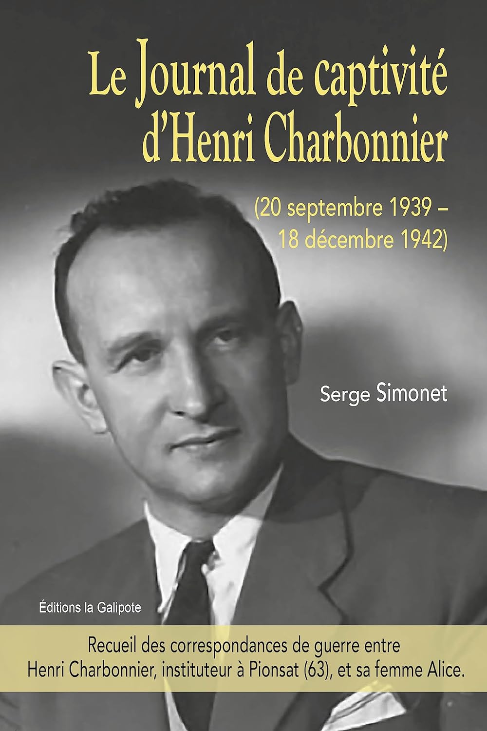 Couverture du livre Le journal de captivité d'henri charbonnier