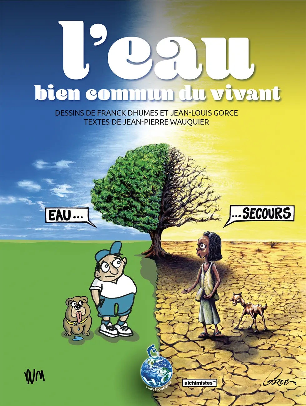 Couverture du livre "L'eau bien commun du vivant"