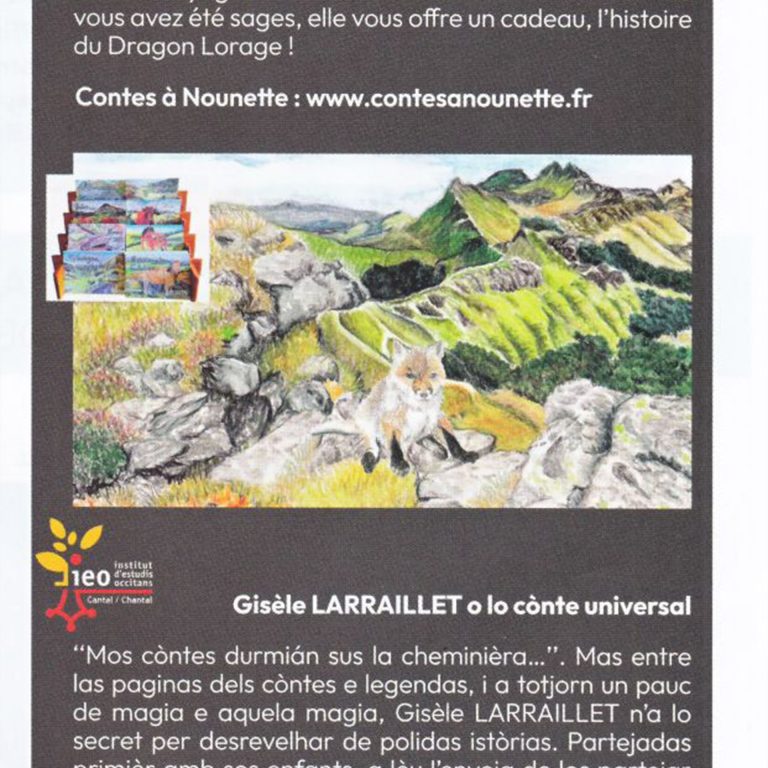 Gisèle Larraillet mise à l’honneur dans Cantal Avenir n°140